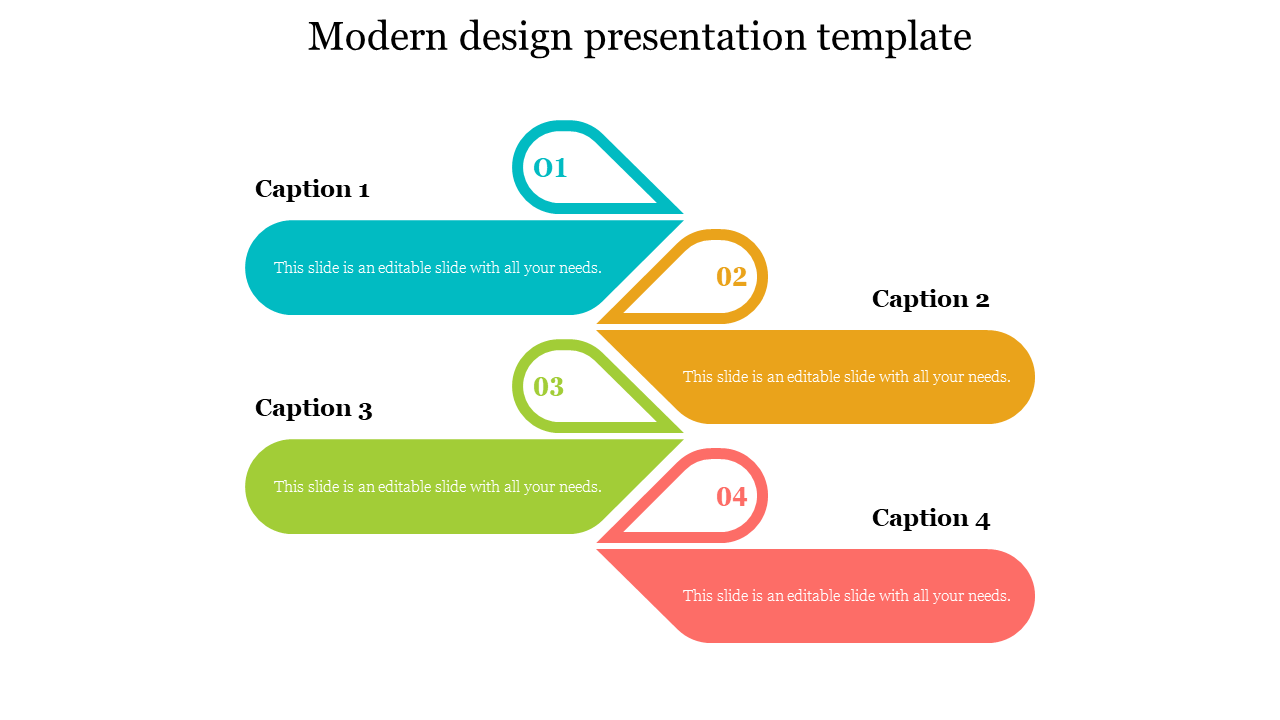 modern design presentation template
